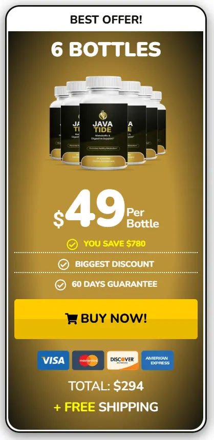 JavaTide- 6 Bottle